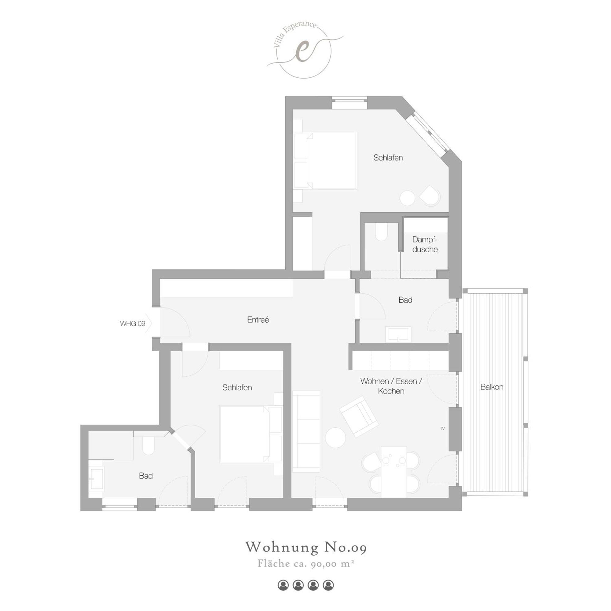 Villa Esperance Binz Ruang foto